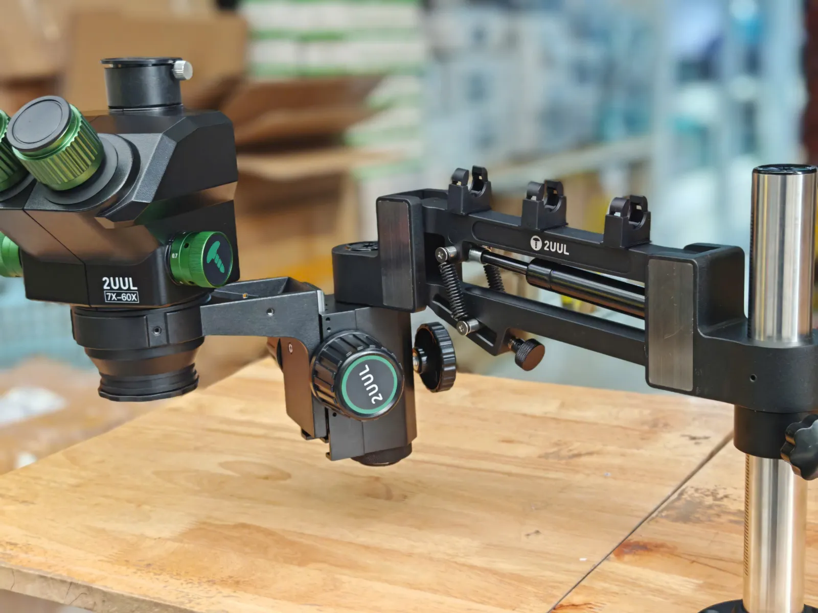 Trục Xoay kính hiển vi 2UUL MS71 Boom ARM có trợ lực 