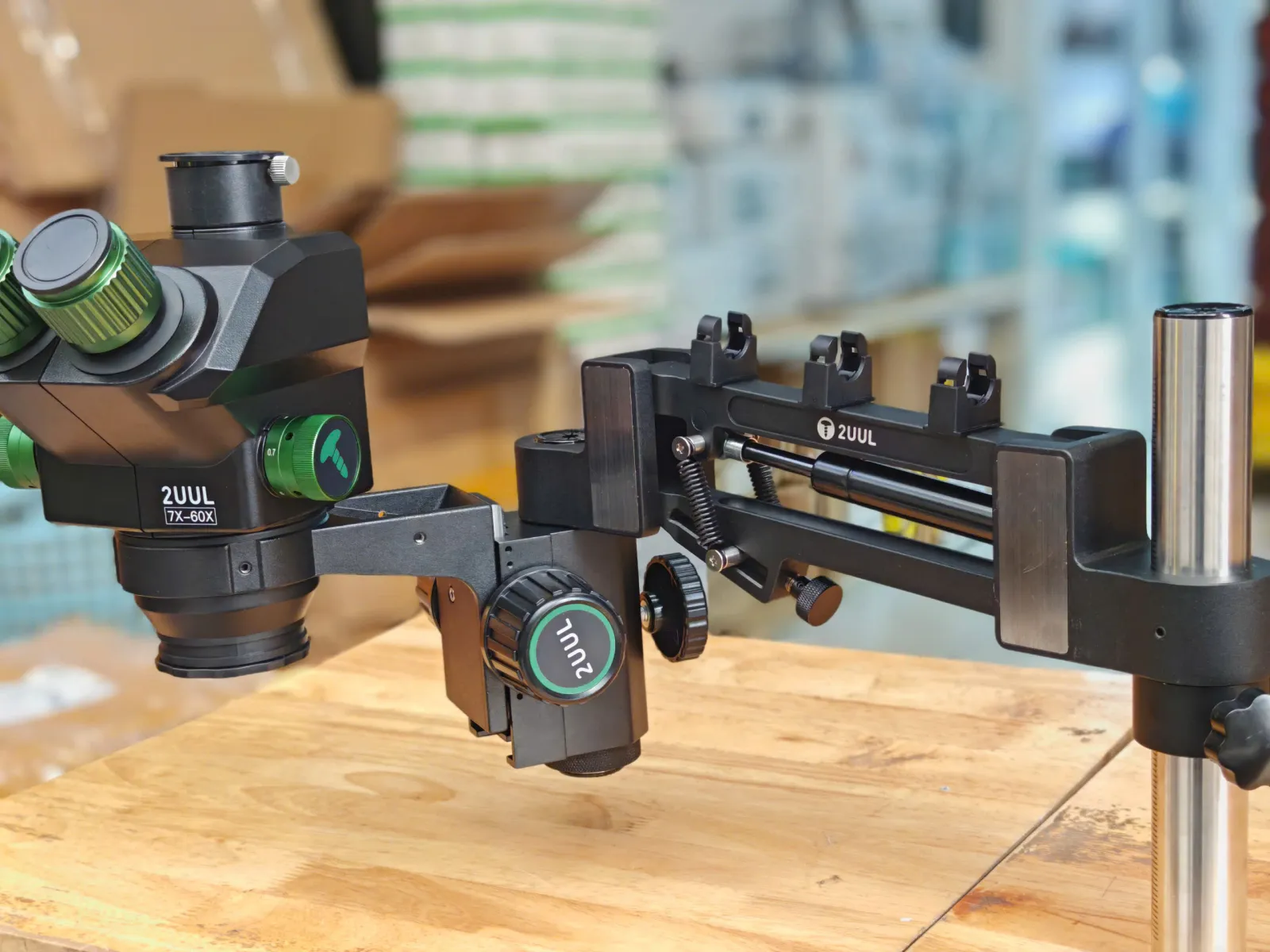 Trục Xoay kính hiển vi 2UUL MS71 Boom ARM có trợ lực 