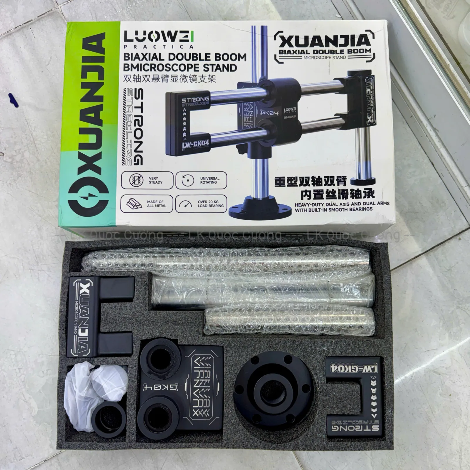 Trục xoay kính hiển vi Luowei LW-GK04