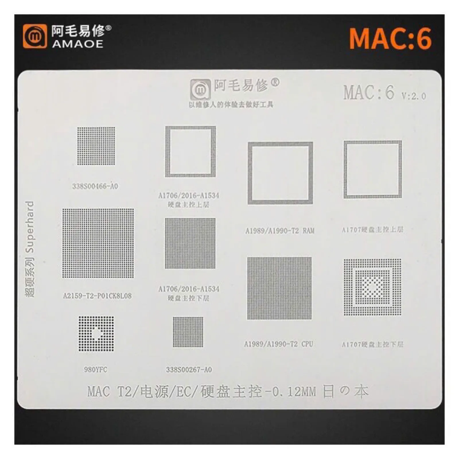 Vĩ làm chân AMAOE Macbook/ Mac1-Mac10