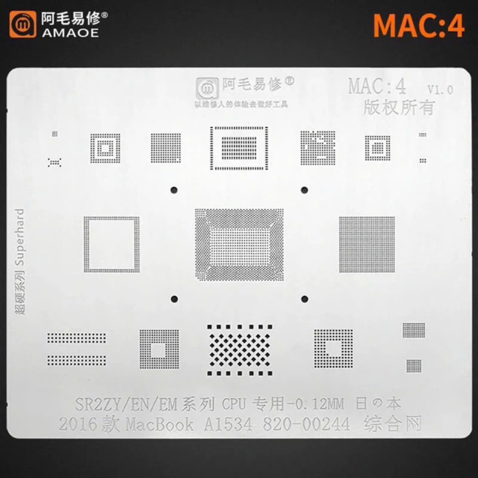 Vĩ làm chân AMAOE Macbook/ Mac1-Mac10