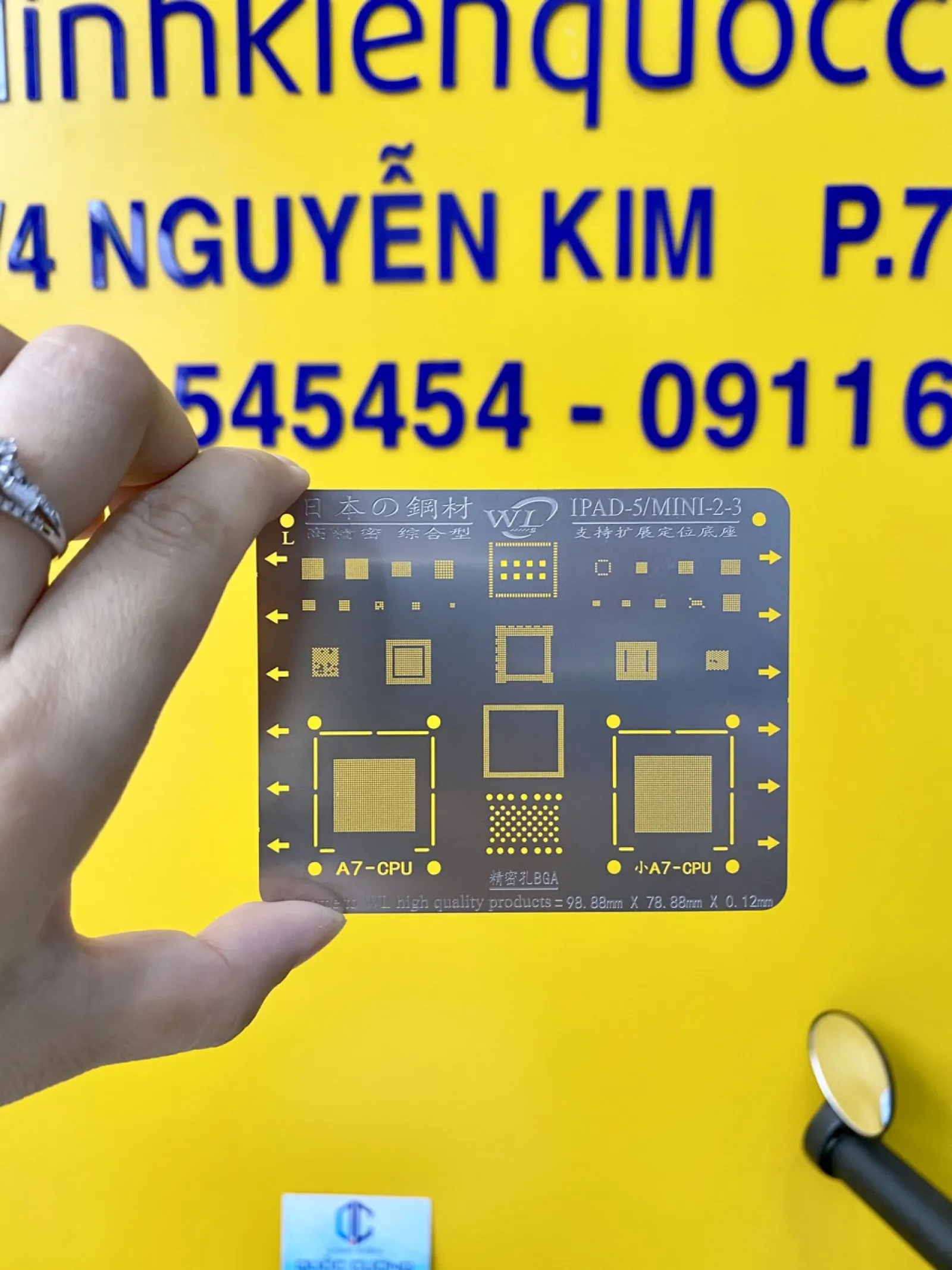 Vĩ WL Làm Chân IC iPad 2/3/4/5/6/mini1/mini2/mini3/mini4/pro10.5/12.9