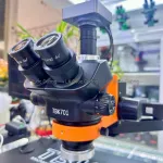Kính hiển vi 3 mắt TBK701 kèm HDMI/ Màn hình/ trục xoay