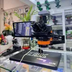 Kính hiển vi 3 mắt TBK701 kèm HDMI/ Màn hình/ trục xoay