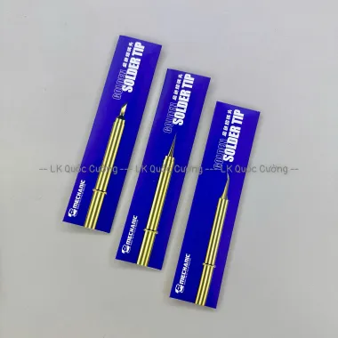 Mũi hàn T12 Mechanic/ vàng cong-thẳng-dao